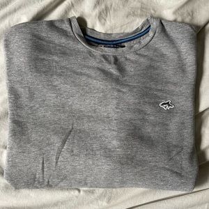 Grey light grey crew neck